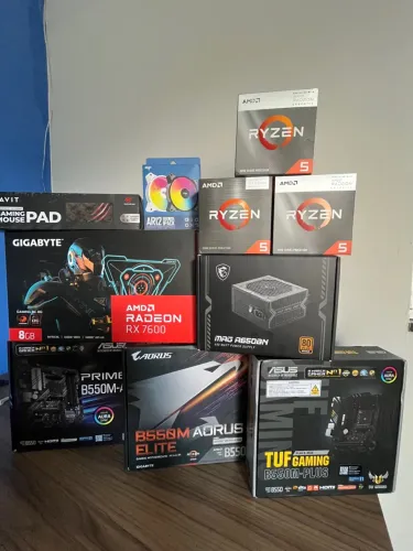 PCS GAMERS ( NOVOS ) RYZEN 5 ( MONTAGENS E LIMPEZAS )
