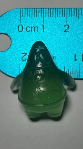 Patrick Estrela Verde - boneco altura 3 cm - da coleção Batavinho Bob Esponja