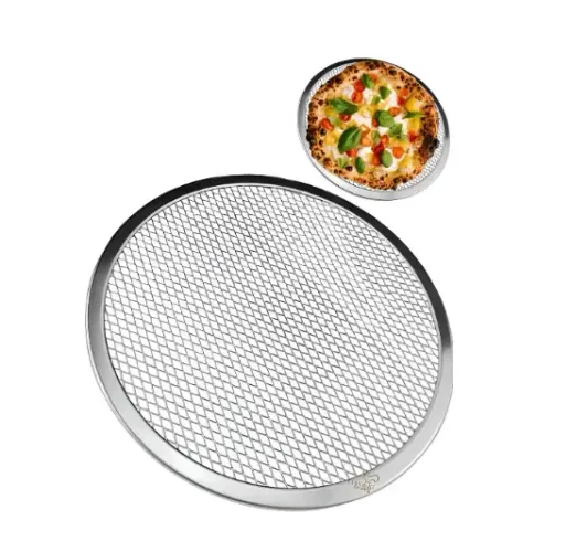 Tela Para Assar Pizza / Esfiha (30cm) Alumínio Malha