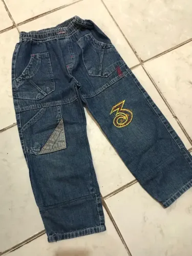 Calça jeans masculina infantil