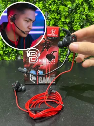 Fone de ouvido gamer com microfone