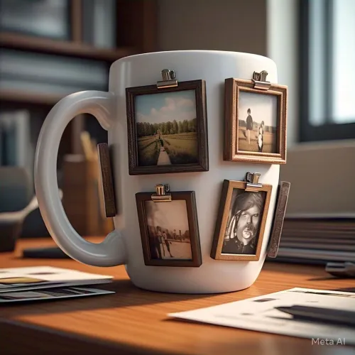 Caneca Personalizada Fotos . Vem na caixa presente