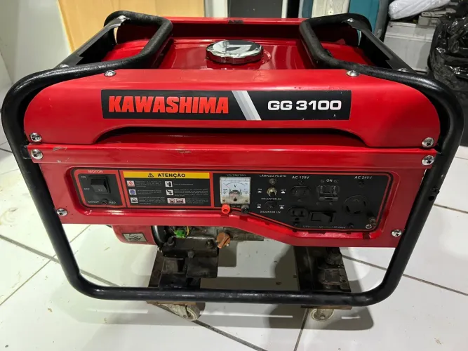 Gerador Energia A Gasolina (110 e 220) 3100w Gg3100 Kawashima