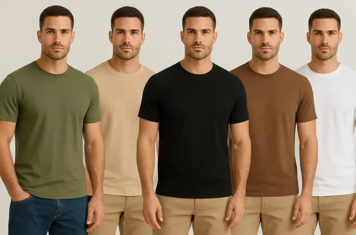 Kit 10 Camisetas Básica Masculina 100% Algodão 30.1 Fios