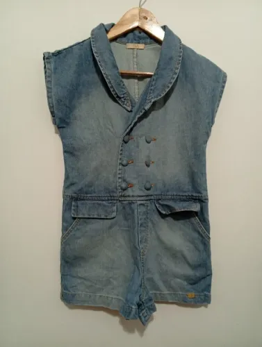  macaquinho jeans feminino da favo 