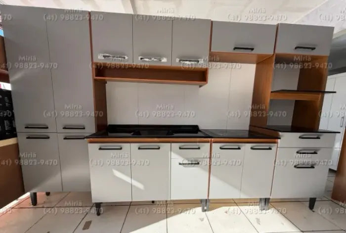 COZINHA COMPACTA 6 PEÇAS - MODERNA E FUNCIONAL!  SEM TAMPO