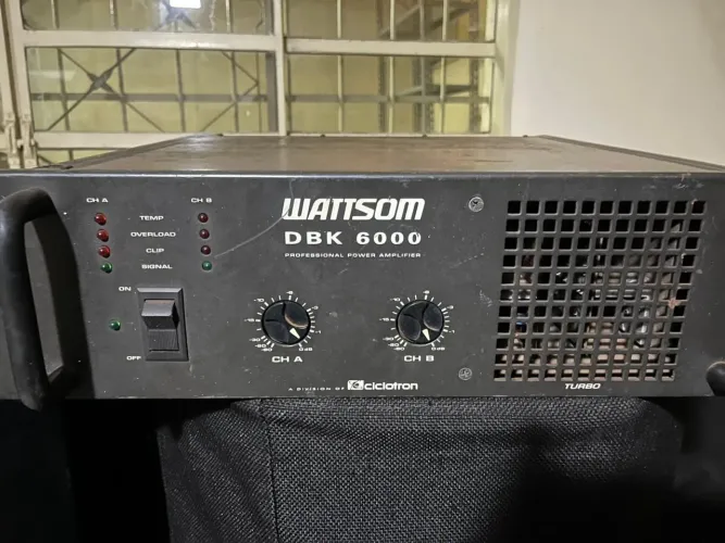 Amplificador Wattsom DBK 6000