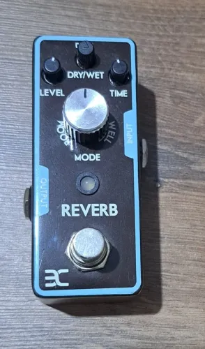 Pedal de Reverb NOVO - 3 tipos de reverb - p/ guitarra/violão/voz