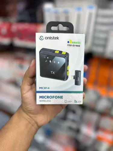 Microfone de lapela para celular iphone e tipo C - entrega em slz e região 
