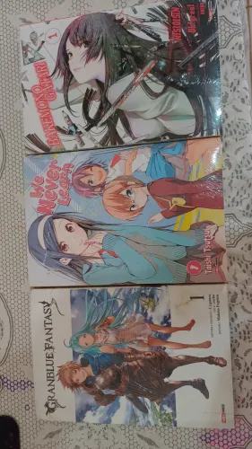 Mangás volume 1 lacrados
