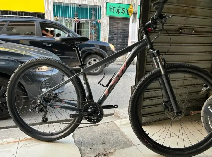 Bicicleta Tsw Ride Plus Cinza E Rosa Aro 29 Quadro 15,5