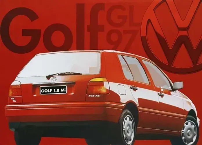 Golf GL MK3 1997 - Catálogo, folder