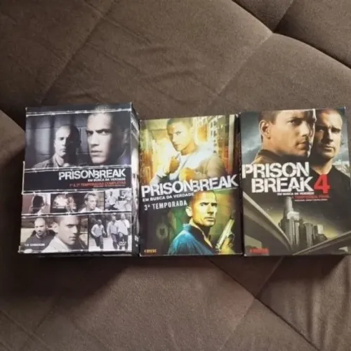 DVDs - Série Prison Break (1ª a 4ª temporadas - Série Completa) - Original (22 DVDs)