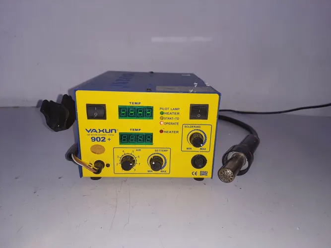 Estação de Solda Yaxun Modelo Yx902+ 127V 60W Liga no Estado. Pra Aproveitar Peças!