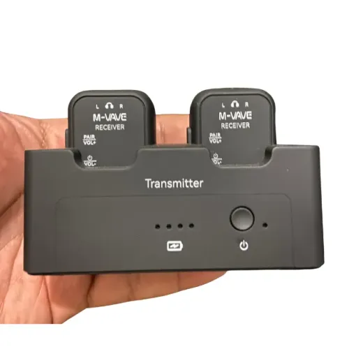 Sistema Monitor In Ear Sem Fio M-VAVE WP12 2.4ghz