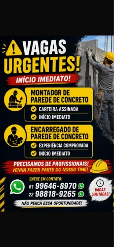 Vaga para obra