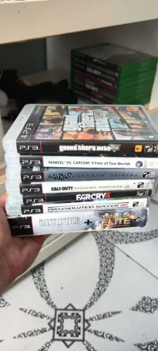 Lote de Jogos PS3 Original Mídia Física Semi Novos Com Manual E Encartes Originais