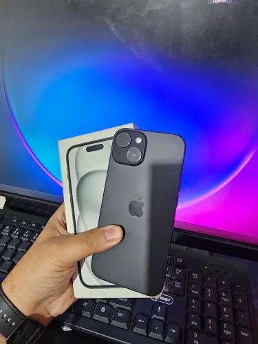 iPhone 15 Preto 256gb | Impecável de novo - Aceito cartão