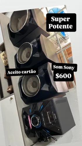 Aparelho de som Sony super potente 