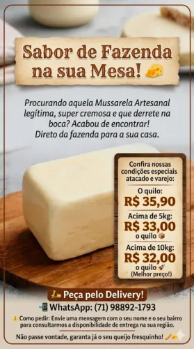 Mussarela Artesanal 