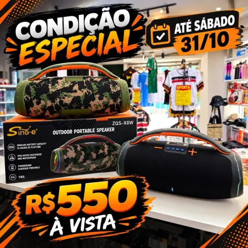 SOM BLUETOOTH BOOMBOX OFERTA