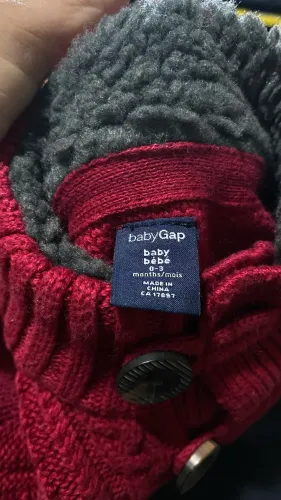 Casaquinho de frio para bebê super quentinho Baby Gap 