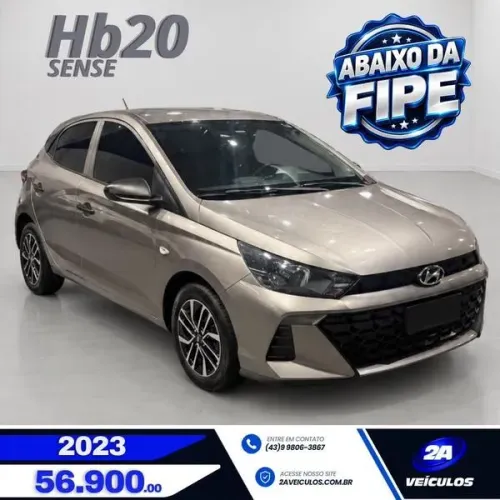 Hyundai HB20 Sense Plus1.0 Flex 12V Mec. 2023