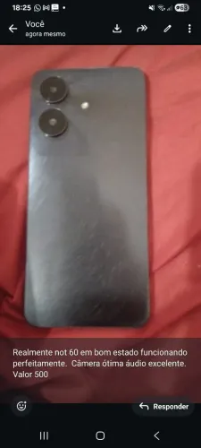 Celular realme not 60
