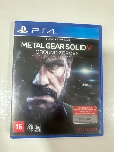 Jogo de ps4 metal gear solid v ground zeroes