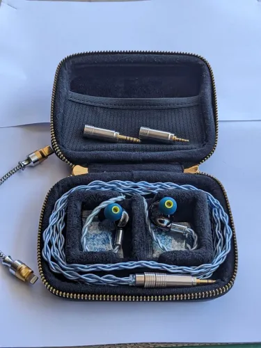 Fone IEM Tangzu Wu Zetian Heyday Edition (Planar Magnético) + Adaptador DAC Apple