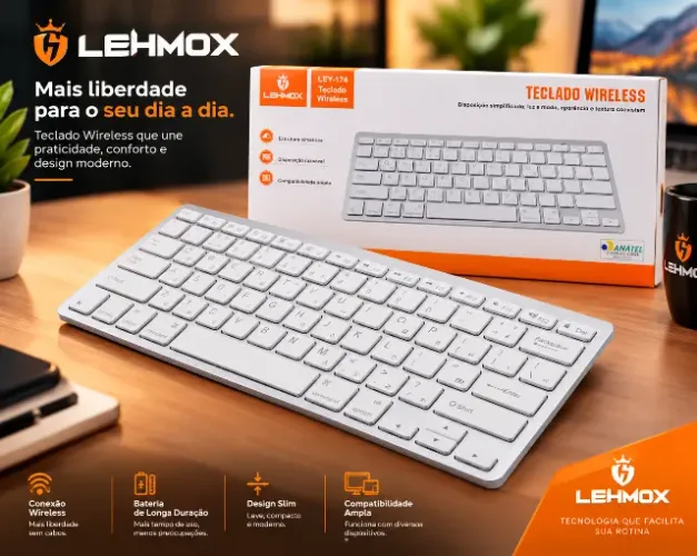 Teclado Bluetootch Lehmox LEY-174