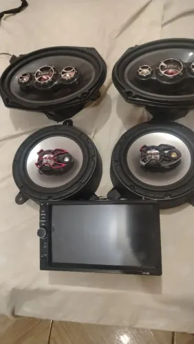 Multimídia 7 polegadas+ kit de falantes