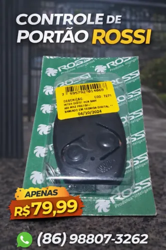 Controle Remoto Portão Rossi
