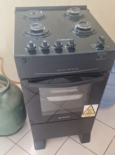 Fogão 4 bocas Mônaco top glass atlas