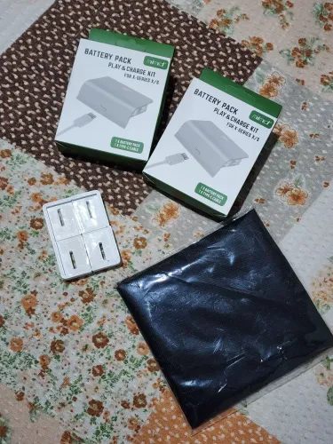 Bateria controle Xbox, capa e suporte pezinho