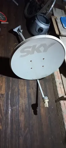 Antena e receptor sky pré pago