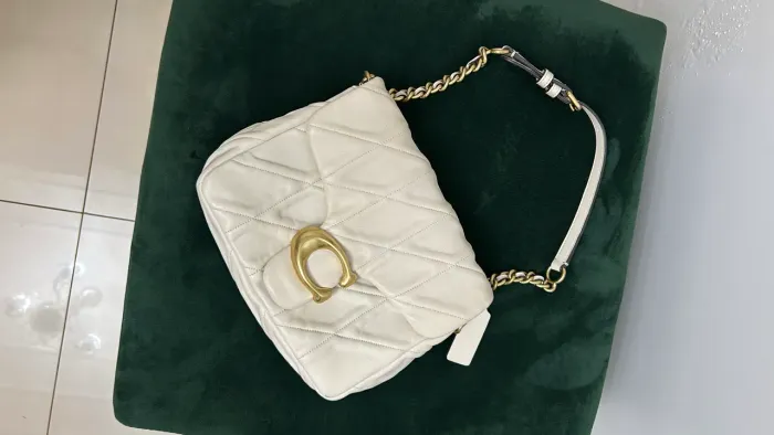 Bolsa Times Square Tabby Shoulder With Quilting Coach - Off White