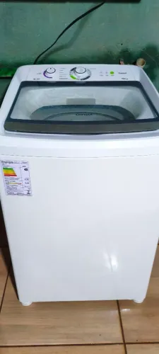 Máquina de lavar roupa consul facilite cesto de inox 12 kilos