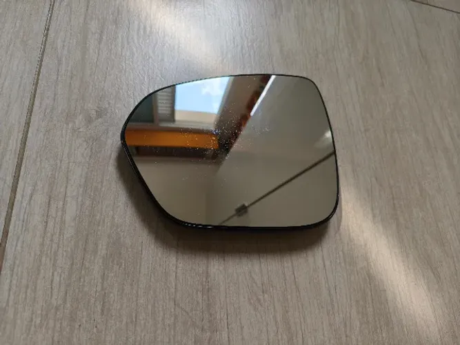Lente do retrovisor Renault Duster, lado esquerdo LE original de fábrica seminova