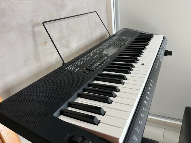 Teclado Casio CTK-3500 + Pedal Sustain + Tripé | Completo e Conservadíssimo