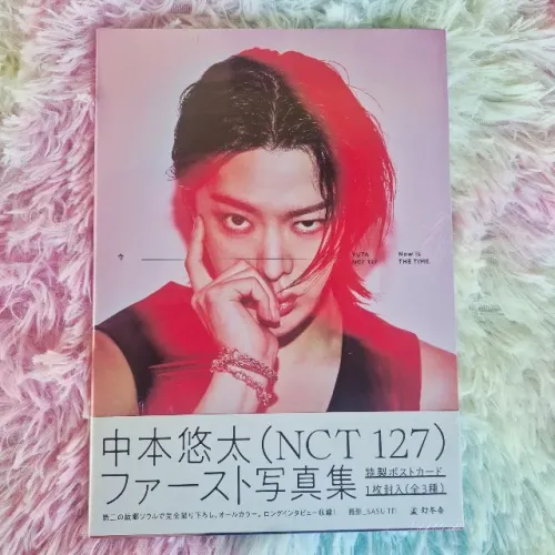 NCT 127 Yuta Now is THE TIME Photobook + Postcard Lacrado Original