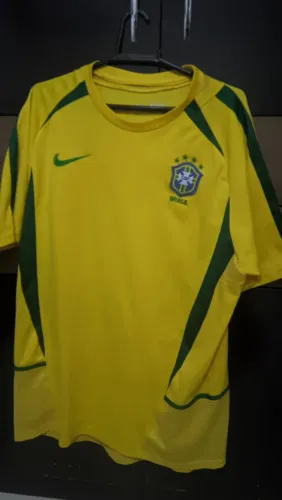 Camisa seleção brasileira 2002 lisa