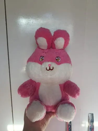 Coelho Pelúcia Rosa Lindinho
