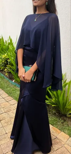 Vestido de festa Azul Marinho