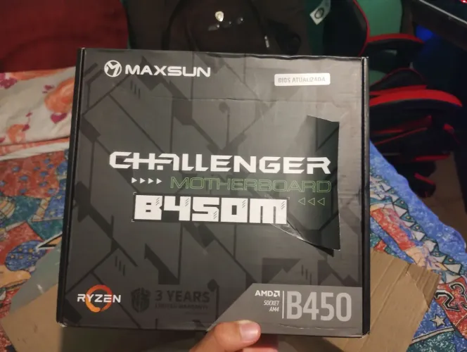 Placa Mãe B450 Nova da loja nunca usada