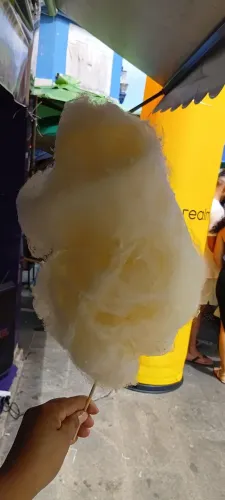 Pipoca Algodão doce e creps