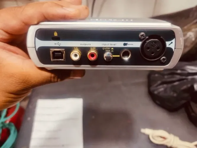 Interface M-audio Fast Track Usb U S A #22 Cinza 5v 