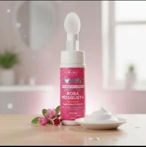 Mousse de Limpeza para Skin Care
