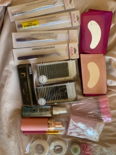 Kit para extensão/alongamento de cílios