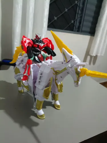 Power Rangers força mística Fênix unizord K.O